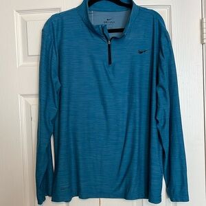 Nike dri-fit long sleeve quarter zip XL